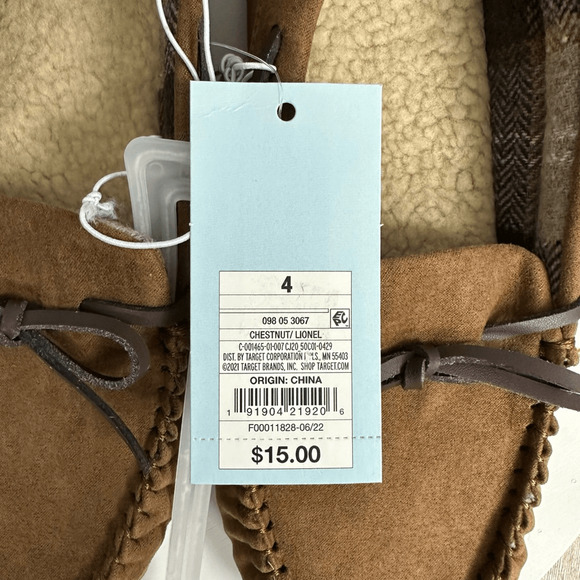 Cat & Jack Kids Slippers Size 4 - Picture 4 of 5